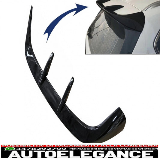 ala spoiler sul tetto adatta per bmw x1 suv f48 pre-lci (06.2015-2019) sport piano nero AUTOELEGANCERICAMBI