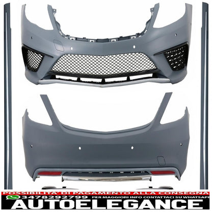 body kit suitable for mercedes s class w222 (2013-06.2017) with black exhaust tips s63 look