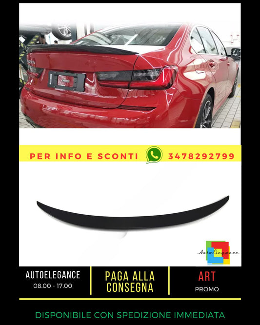 ✨Glossy Black Spoiler Fit For BMW 3 G20 2018+ Sedan✨