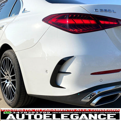 amg ottica flics aero flaps nero adatto per mercedes w206 classe c-mostra il titolo originaletesto originaleamg optik flics aero flaps schwarz passt passt für mercedes w206 c-klasse AUTOELEGANCERICAMBI