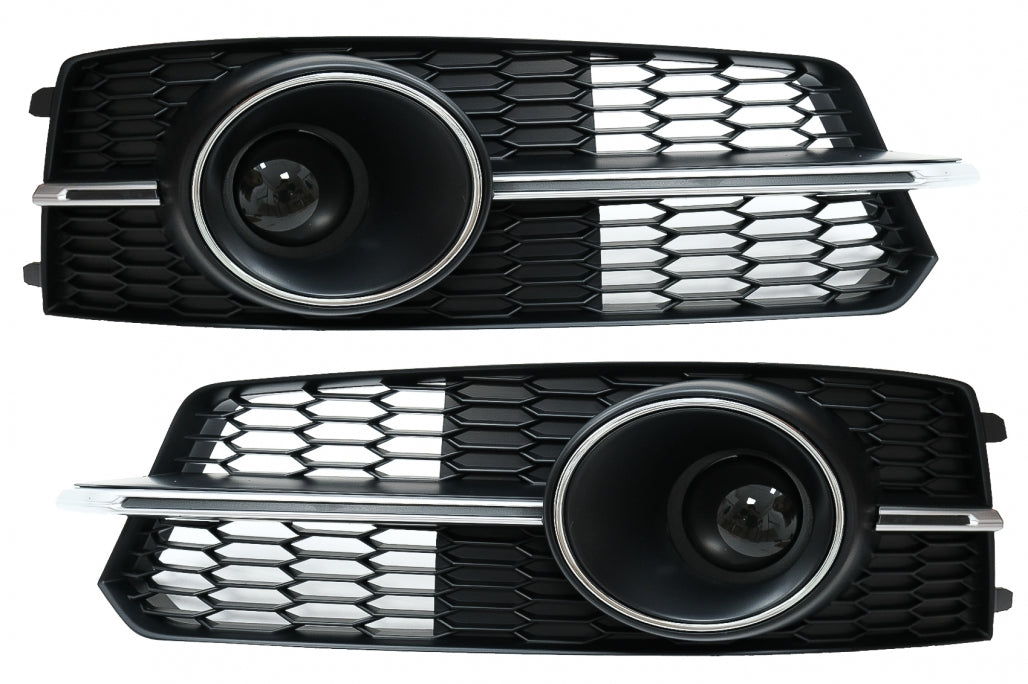 Griglia inferiore paraurti ACC copre griglie laterali adatto per Audi A6 C7 4G S Line Facelift (2015-2018) Chrome Edition