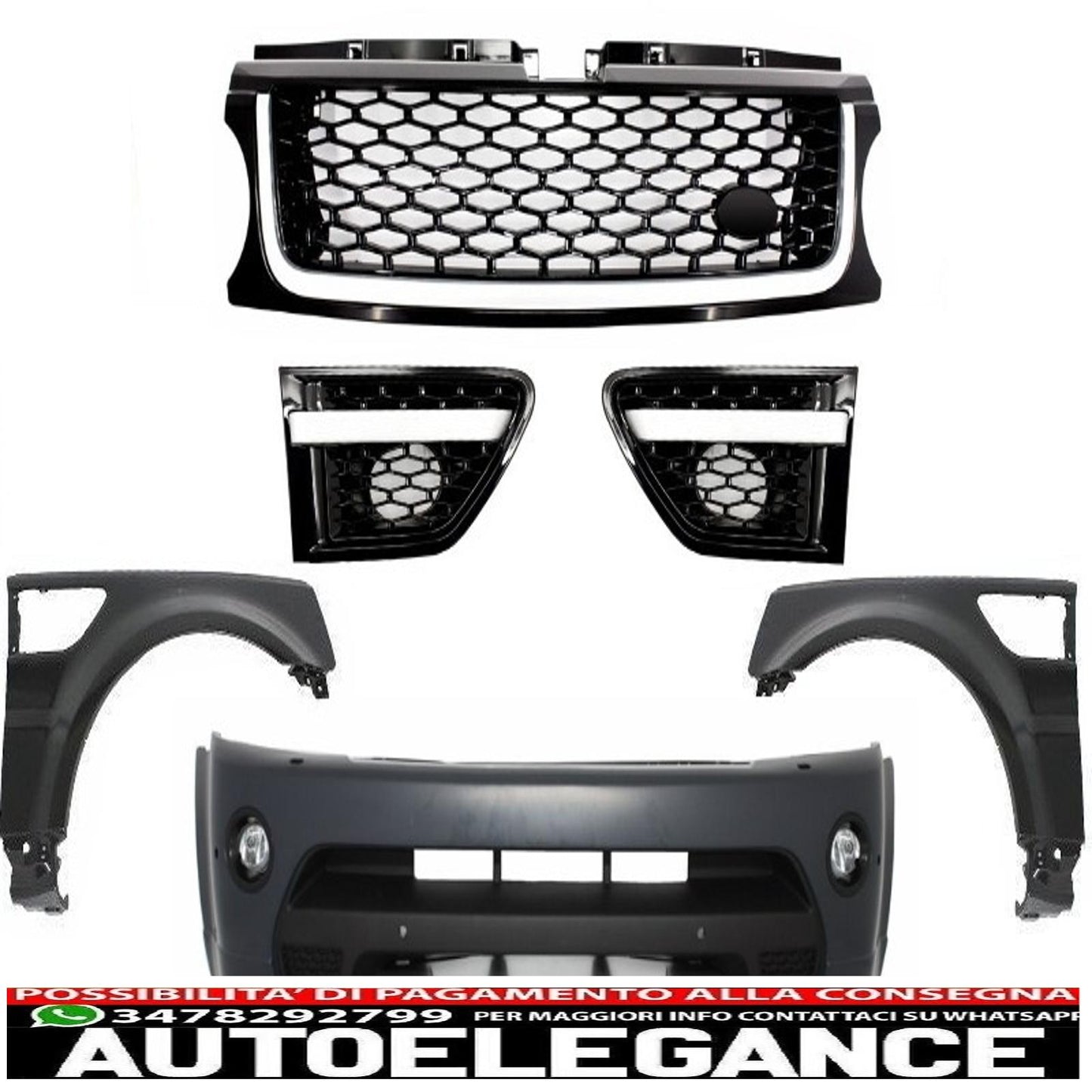 Restyling conversion group suitable for Land Range Rover Sport L320 (2005-2013) autobiography design