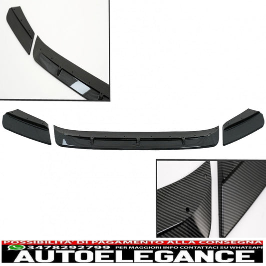 Labbro spoiler paraurti anteriore adatto per bmw x3m g01 x4m g02 (2018-2020) m sport carbon look