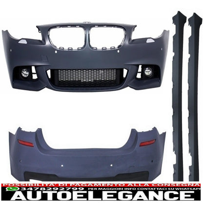 complete body kit suitable for bmw 5 series f10 (2014-2017) restyling lci m-technik design 