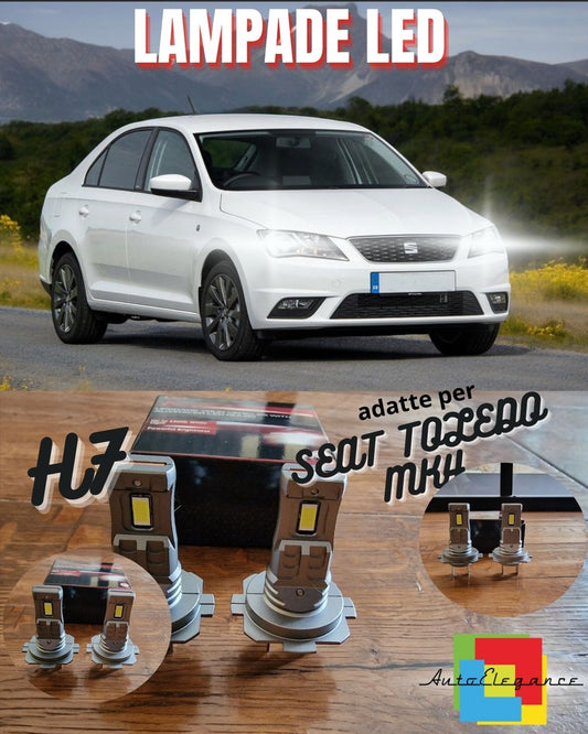 H7 LED KIT FOR SEAT TOLEDO MK4 IV 6000K WHITE 6000 LUMEN CANBUS LOW BEAM