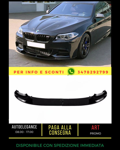 ✨GLOSSY BLACK SPLITTER SUITABLE FOR BMW 5 F10 F11 2010-2017✨