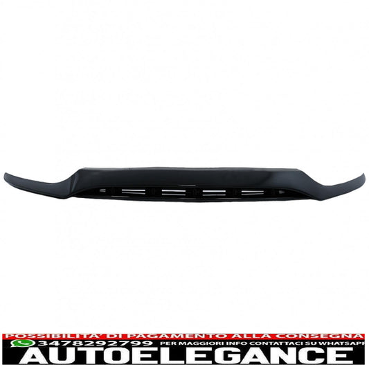 Labbro del paraurti anteriore adatto per mercedes classe c w205 berlina s205 t-modell a205 cabriolet c205 coupe (2014-2019) sport line pianoforte nero