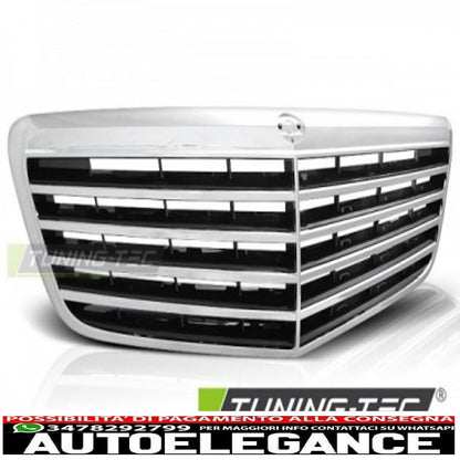 grille chrome fits mercedes w211 e-klasa 03.06-09