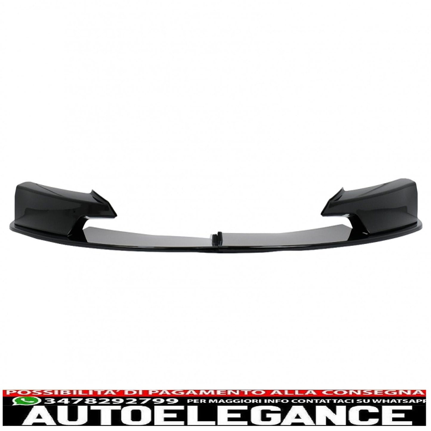 Front Bumper Spoiler Fit For BMW 3 Series F30 Sedan F31 Touring (2011-2019) Piano Black