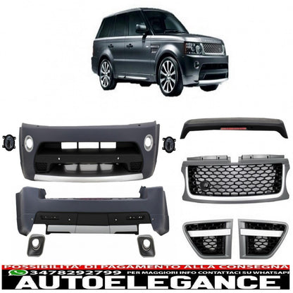body kit suitable for land rover sport l320 restyling (2009-2013) design autobiography edition with platinum black grille