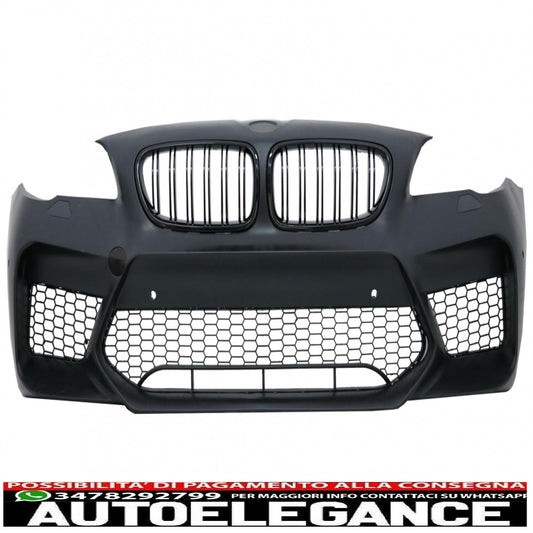 paraurti anteriore con griglie centrali adatto per bmw serie 5 f10 f11 (2011-2017) g30 m5 design