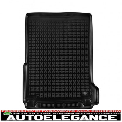 Rubber trunk mat suitable for volvo v60 ii (2018-) black