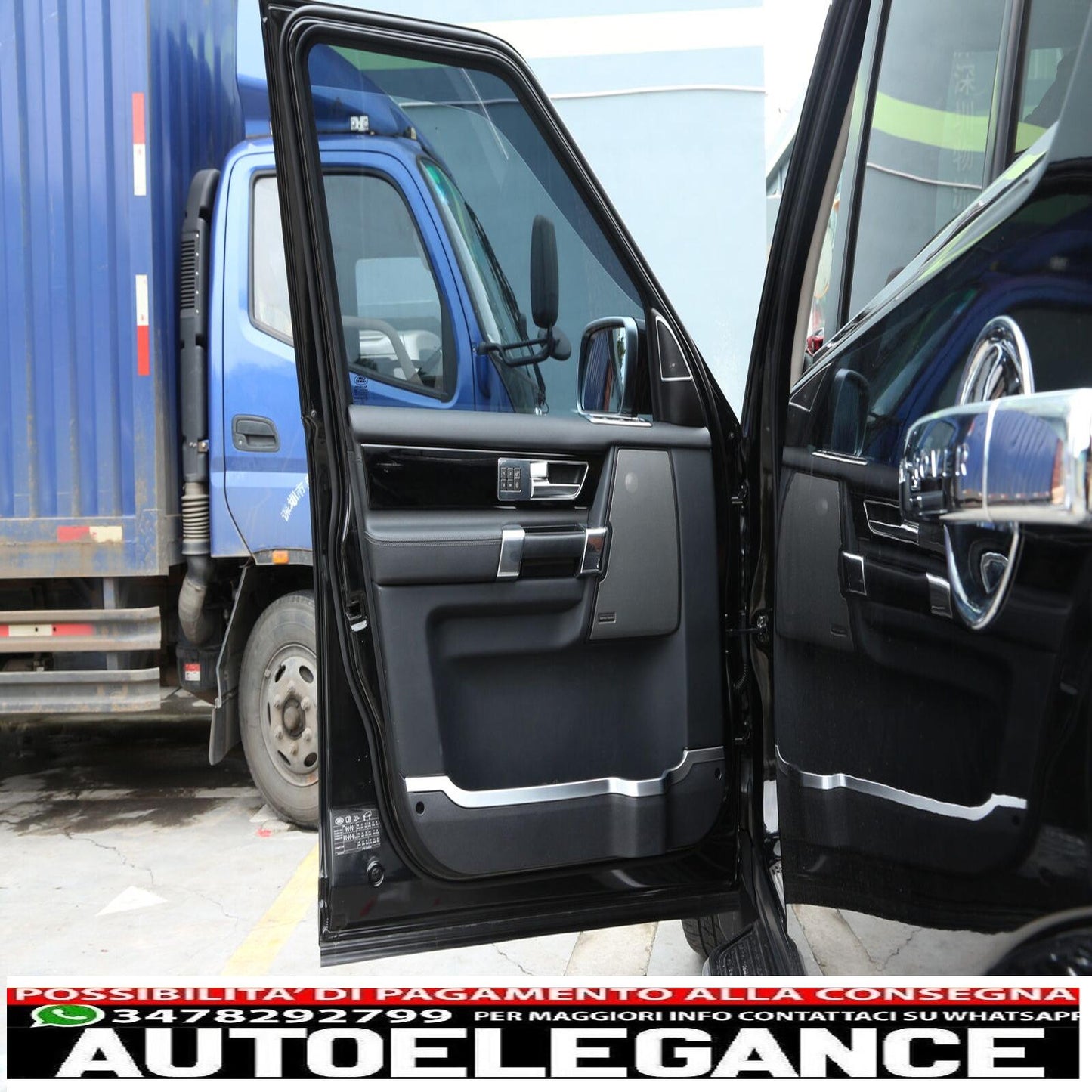 telaio cromato barre ornative copertura porta per land rover discovery 4 l319 - chrome frame trim strips door panel for land rover discovery 4 l319