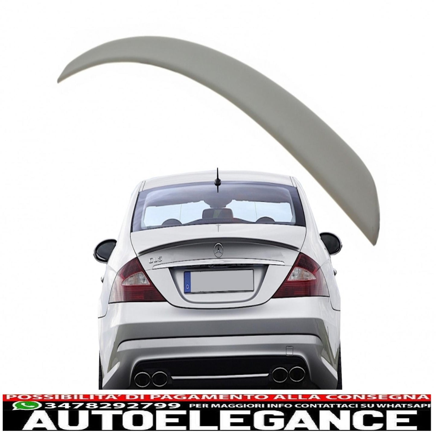 trunk spoiler suitable for mercedes cls class w219 (2005-2010) 