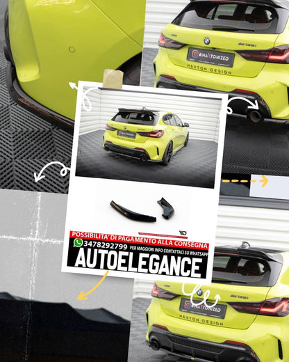 SPLITTER LATERALI POSTERIORI ADATTO PER V.11 BMW 1 M-PACK / M135I F40  (2019 - )