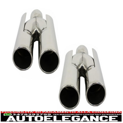 Exhaust muffler tips suitable for bmw e60 e90 e92 e93 f10 f30 m3 m5 m6 acs design