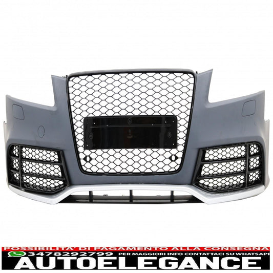 paraurti anteriore adatto per audi a5 8t pre restyling (2007-2011) design rs5