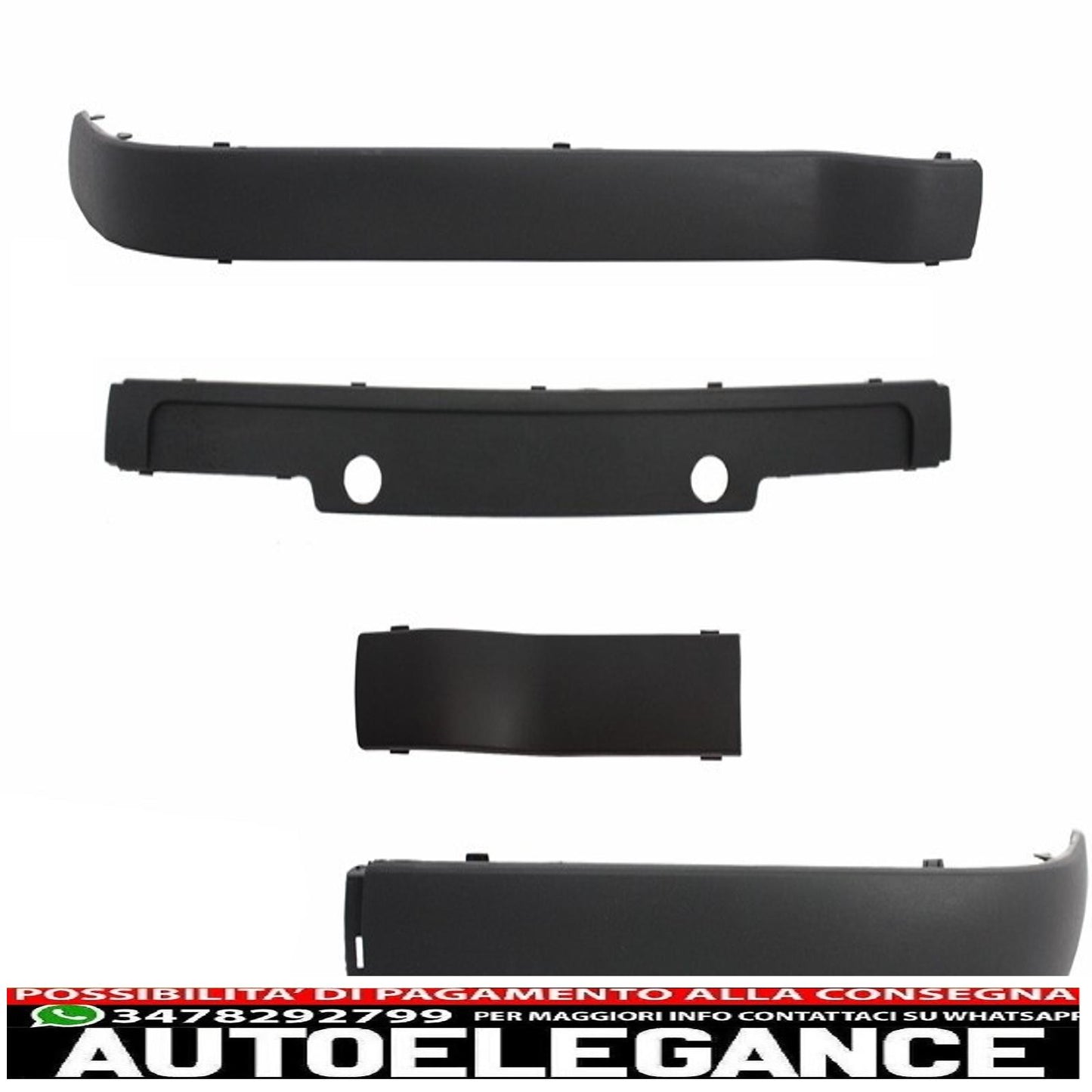Front bumper panel moldings suitable for bmw 3 series e36 m3 (1992-1998) 