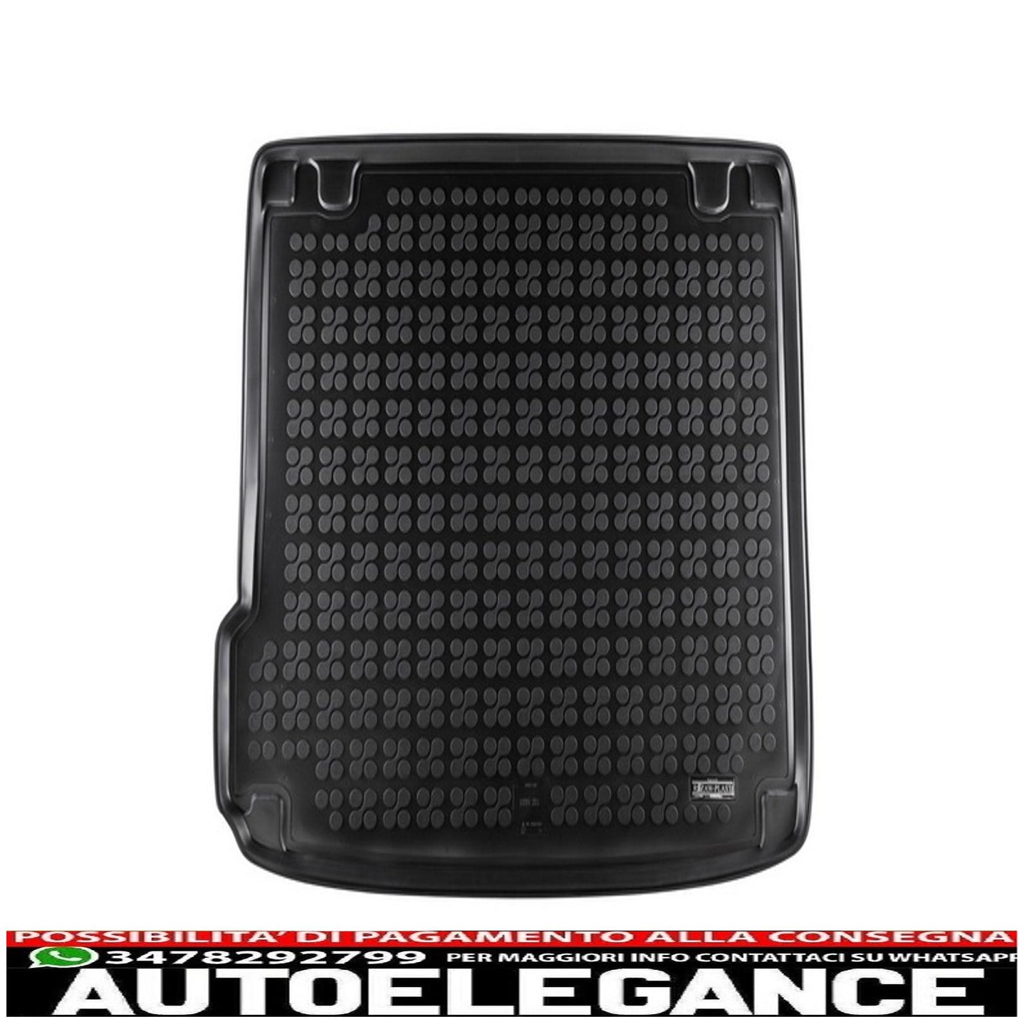 Rubber trunk mat suitable for bmw x6 (e71) 2008-2014 black