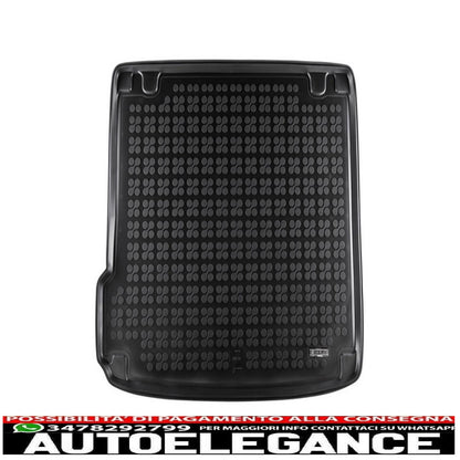 Rubber trunk mat suitable for bmw x6 (e71) 2008-2014 black