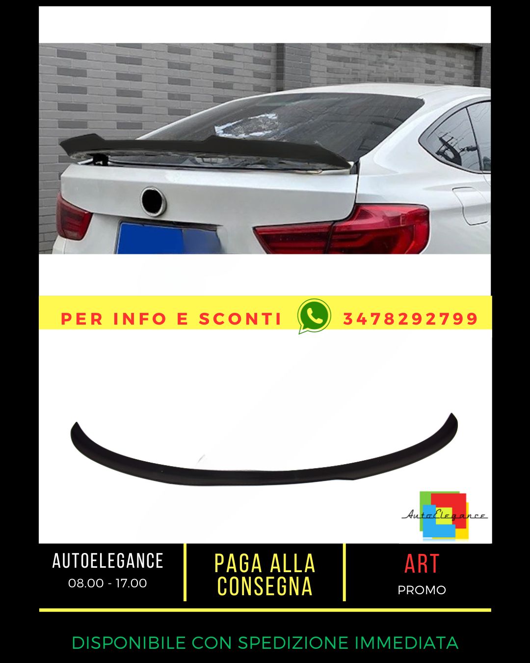 ✨Spoiler suitable for BMW 3 series GT F34 2013-2016✨