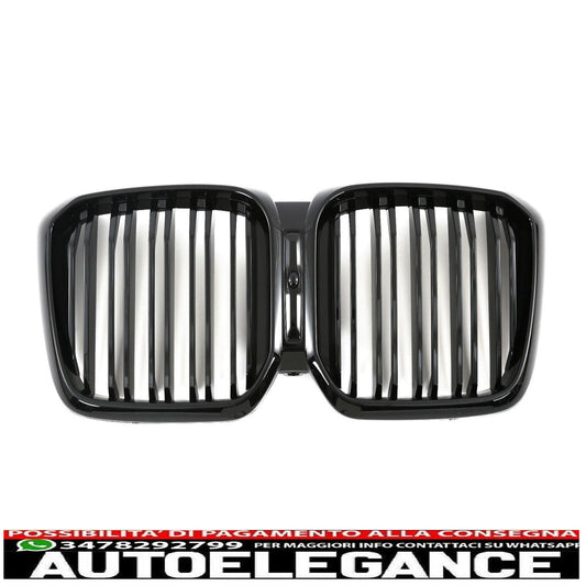 adatto alla griglia del radiatore bmw x3 x4 g01 g02 lci nero lucido AUTOELEGANCERICAMBI