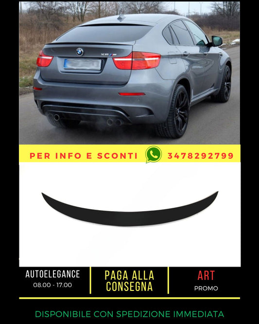 ✨Glossy black SPOILER SUITABLE FOR BMW X6 E71 E72 2007-2014✨