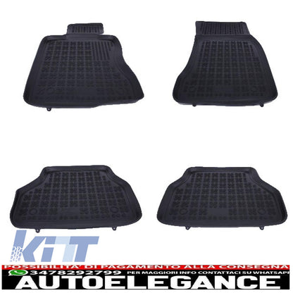 Black rubber mat suitable for bmw 5 series e60 e61 2004-2010