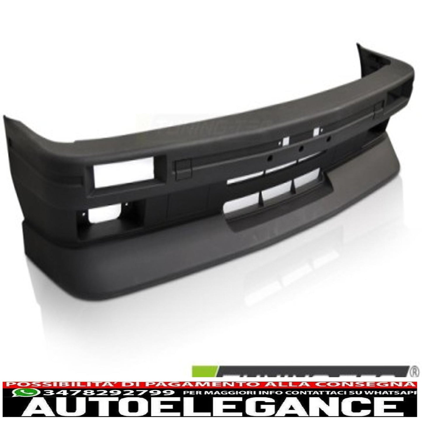Sport style front bumper for bmw e30 82-90 
