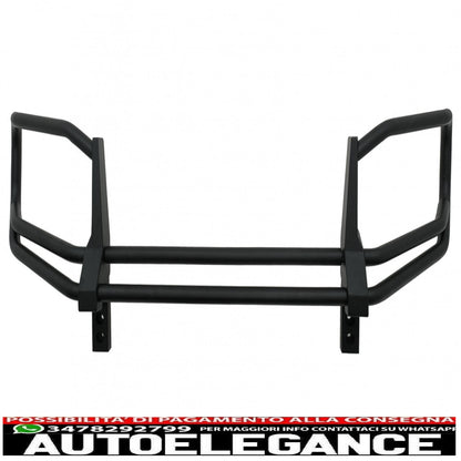 Front bumper protector bullbar suitable for mercedes g class facelift w463 g63 design (2018-2022) stainless steel piano black