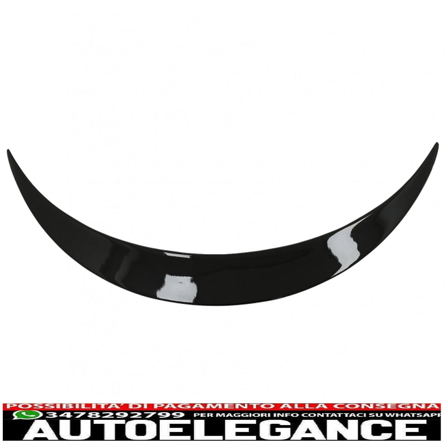 Trunk Lid Spoiler Fit For Mercedes CLA C117 W117 (2013-2018) 4 Door Coupe Piano Black 