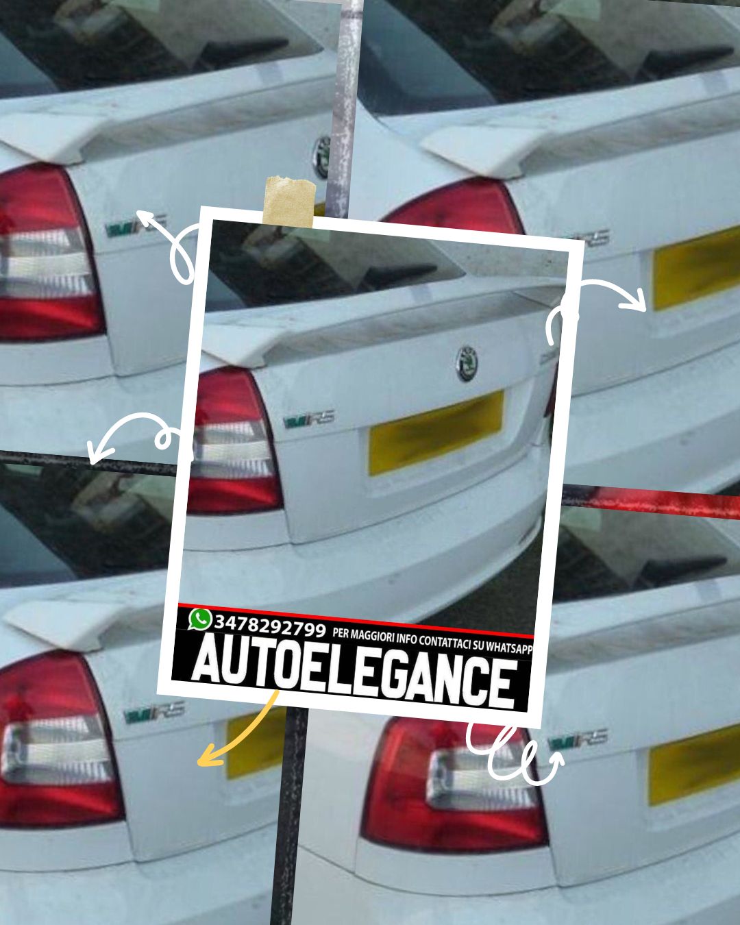 SPOILER suitable for Skoda Octavia 2 Sedan 2004-2013