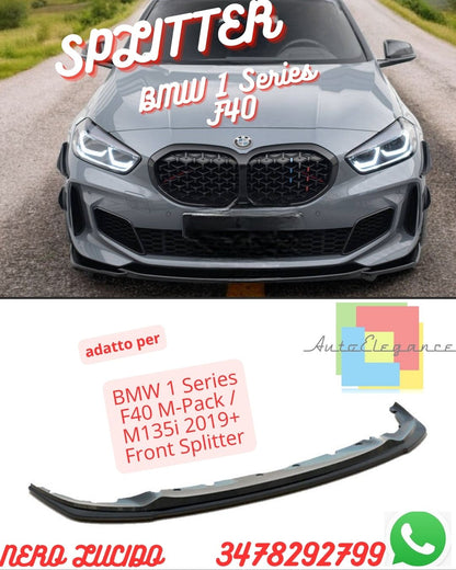 SPLITTER ADATTO PER ✨✨BMW  Serie 1 F40 M-Pack / M135i 2019+ ✨ ✨