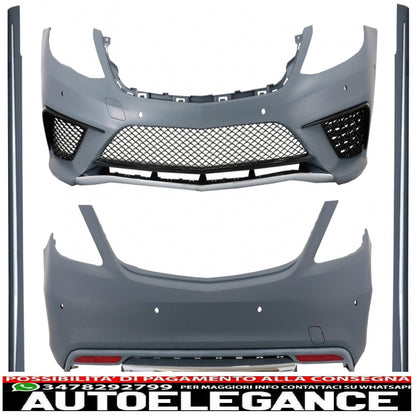body kit suitable for mercedes s class w222 (2013-06.2017) s63 design with side skirts 