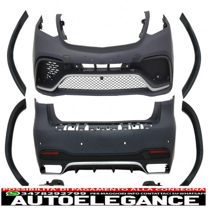 body kit suitable for mercedes gls class x166 (from 2016 onwards) design gls63 