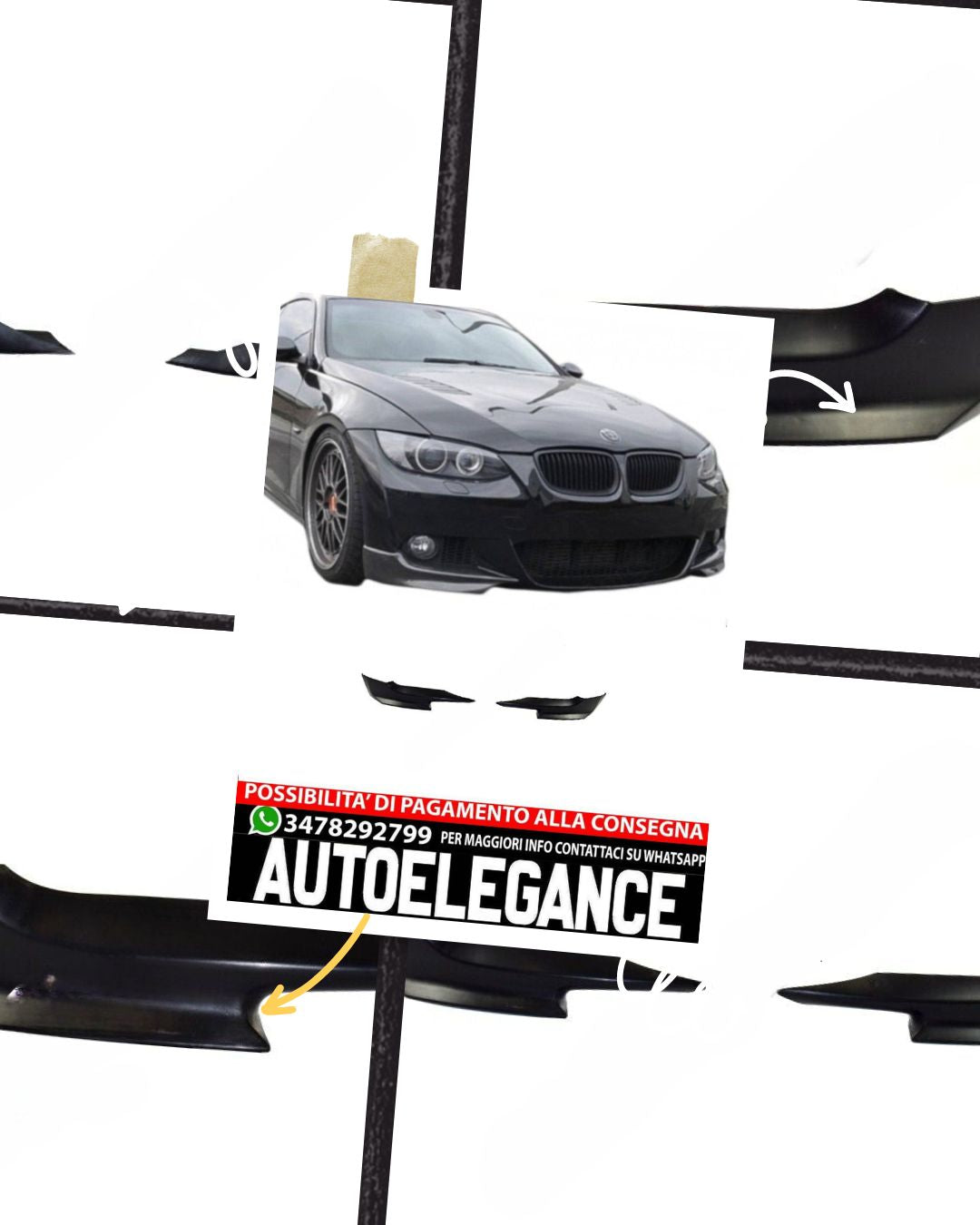 SPOILER adatto per BMW 3 E92 E93 2006-2010