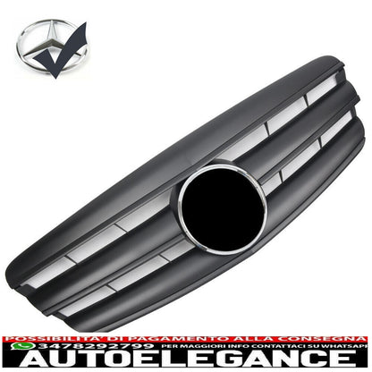 griglia sport griglia radiatore per Mercedes w221 s 2005-2009 nero opaco ottica amg-mostra il titolo originaletesto originale griglia radiatore sport per mercedes w221 s 2005-2009 nero opaco amg look