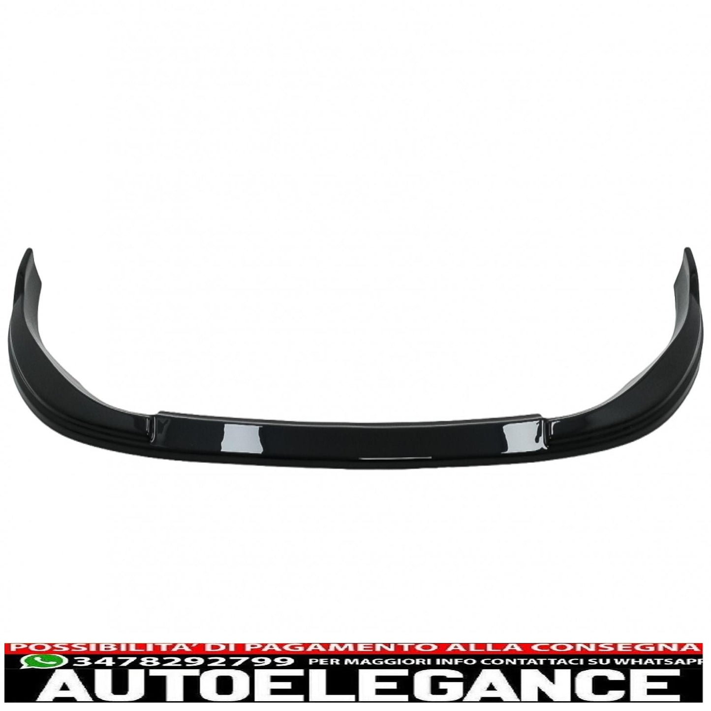 Front Bumper Lip Extension Spoiler Fit For VW Golf 8 (2020 Onwards) Standard Piano Black