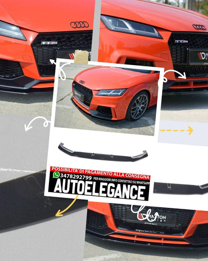 SPLITTER ANTERIORE adatto compatibile per V.1 AUDI TT RS 8S  (2016- )