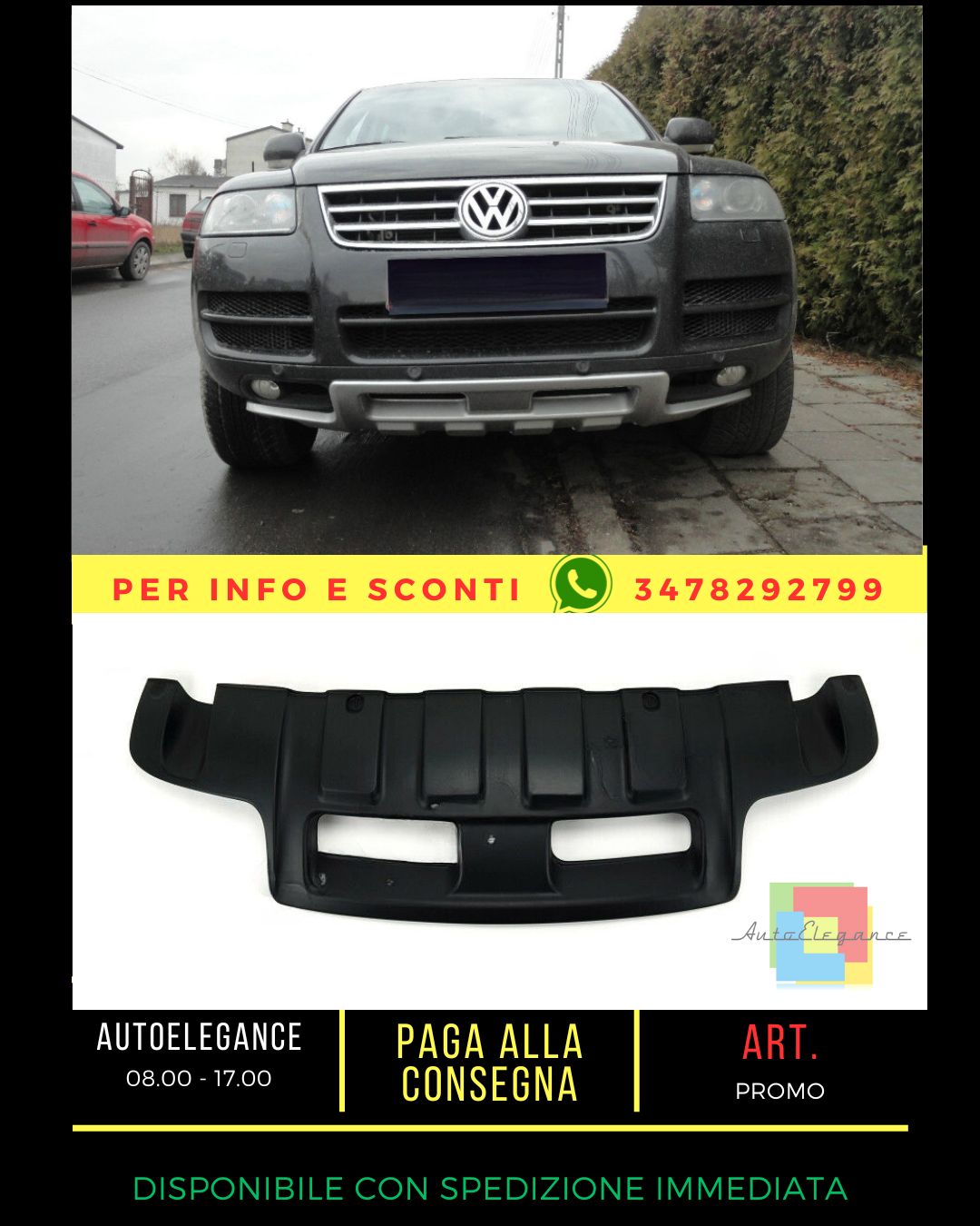 🔥Under bumper SUITABLE FOR VW Touareg 2002-2006🔥