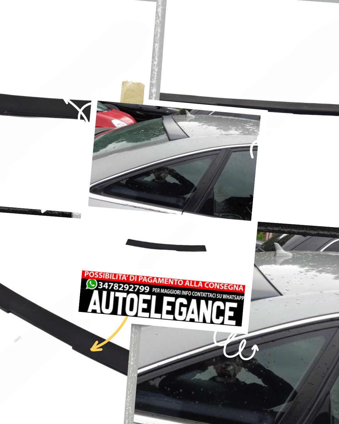 SPOILER adatto per Audi A6 C6 2004-2011