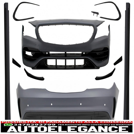 kit carrozzeria completo adatto per mercedes cla c117 w117 (2013-2018) restyling cla45 design