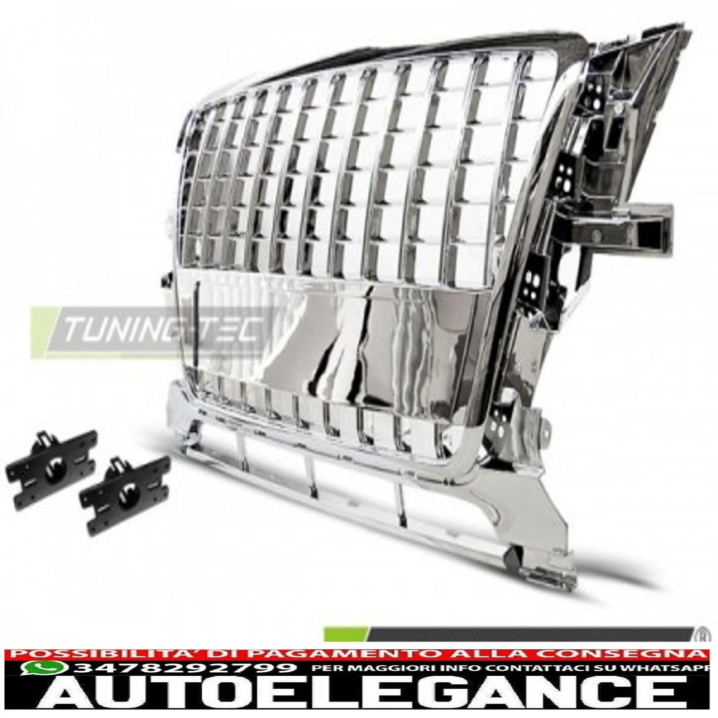 griglia sportiva cromata per audi q5 08-09.12