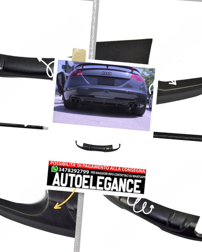 DIFFUSORE adatto per Audi TT 8J Coupé Cabrio 2006-2014