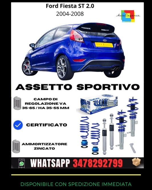 🔥Assetto sportivo PER Ford Fiesta JH e JD 1.25 / ST 2.0 2004-2008🔥