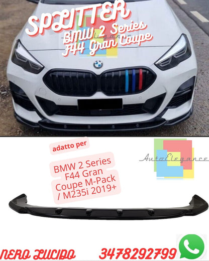 SPLITTER ADATTO PER ✨ BMW 2 Series F44 Gran Coupe M-Pack / M235i 2019+ ✨