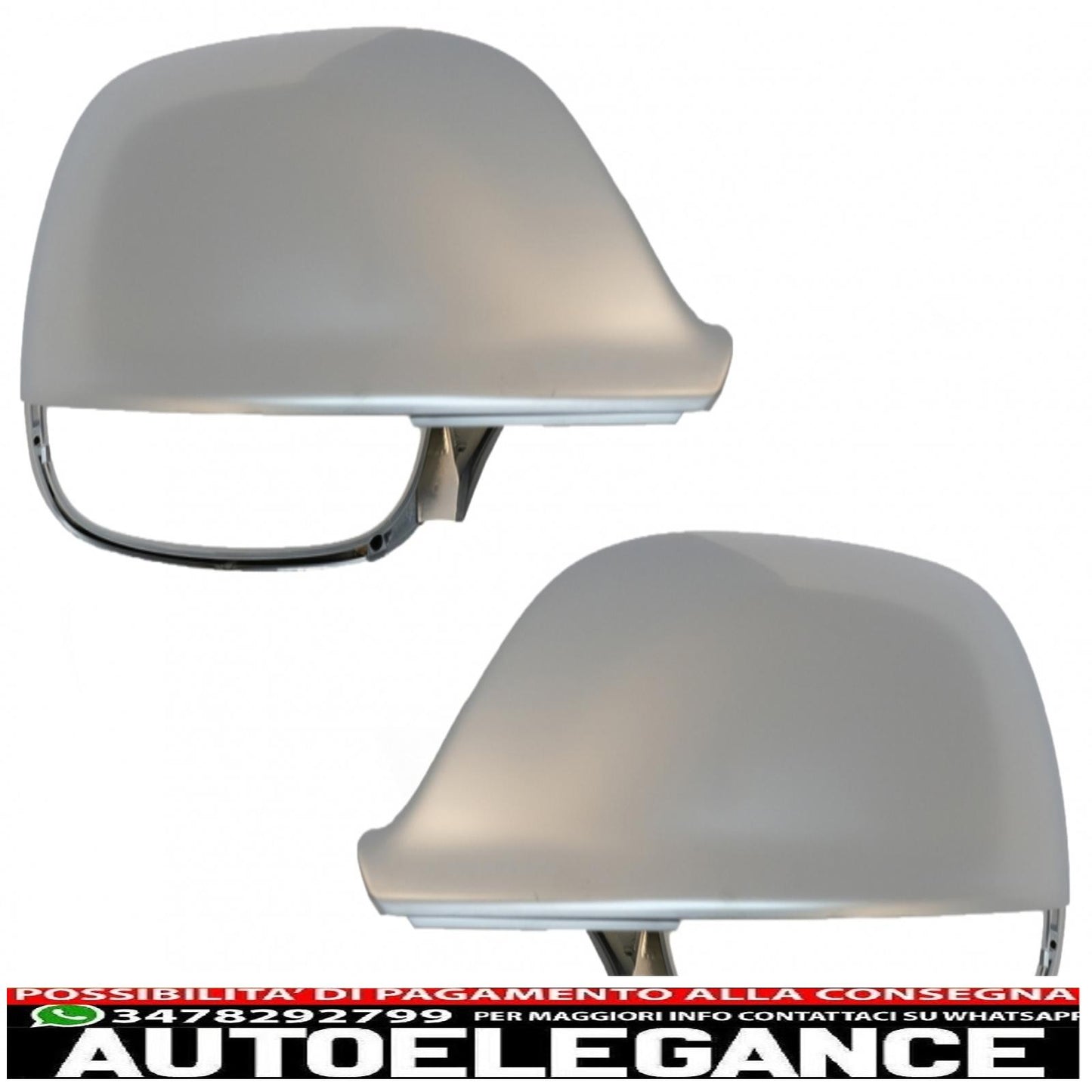 calotte specchietti coperture estinzione alluminio adatte per audi q5 / sq5 8r (11/2008-2016) q7 / sq7 4l facelift (06/2009-08/2015) AUTOELEGANCERICAMBI