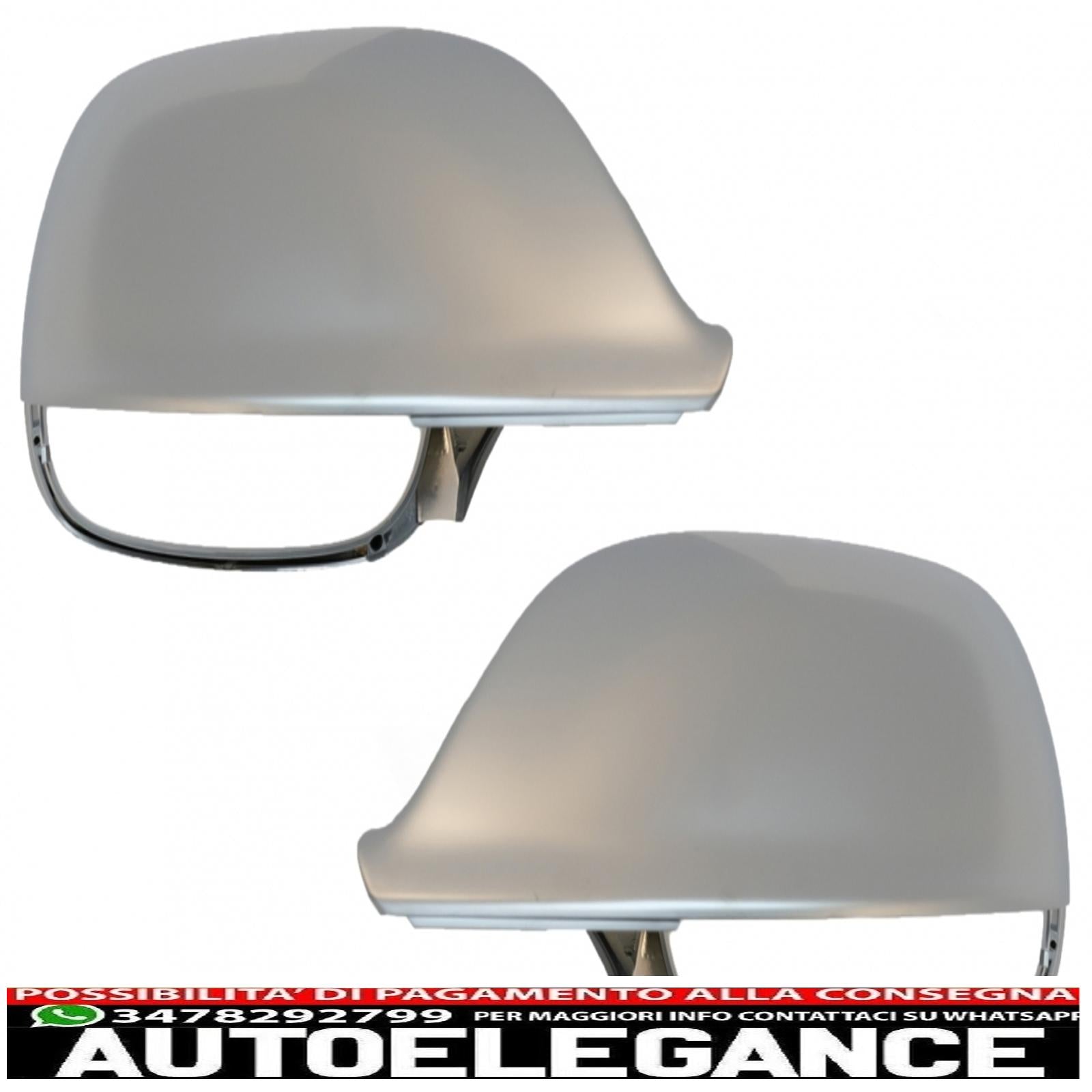 calotte specchietti coperture estinzione alluminio adatte per audi q5 / sq5 8r (11/2008-2016) q7 / sq7 4l facelift (06/2009-08/2015) AUTOELEGANCERICAMBI