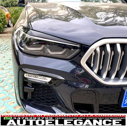 parafanghi gross sguardo nero lucido for bmw x5 g05 & x6 g06-mostra il titolo originaletesto coprifari originali evil eye black gloss for bmw x5 g05 &