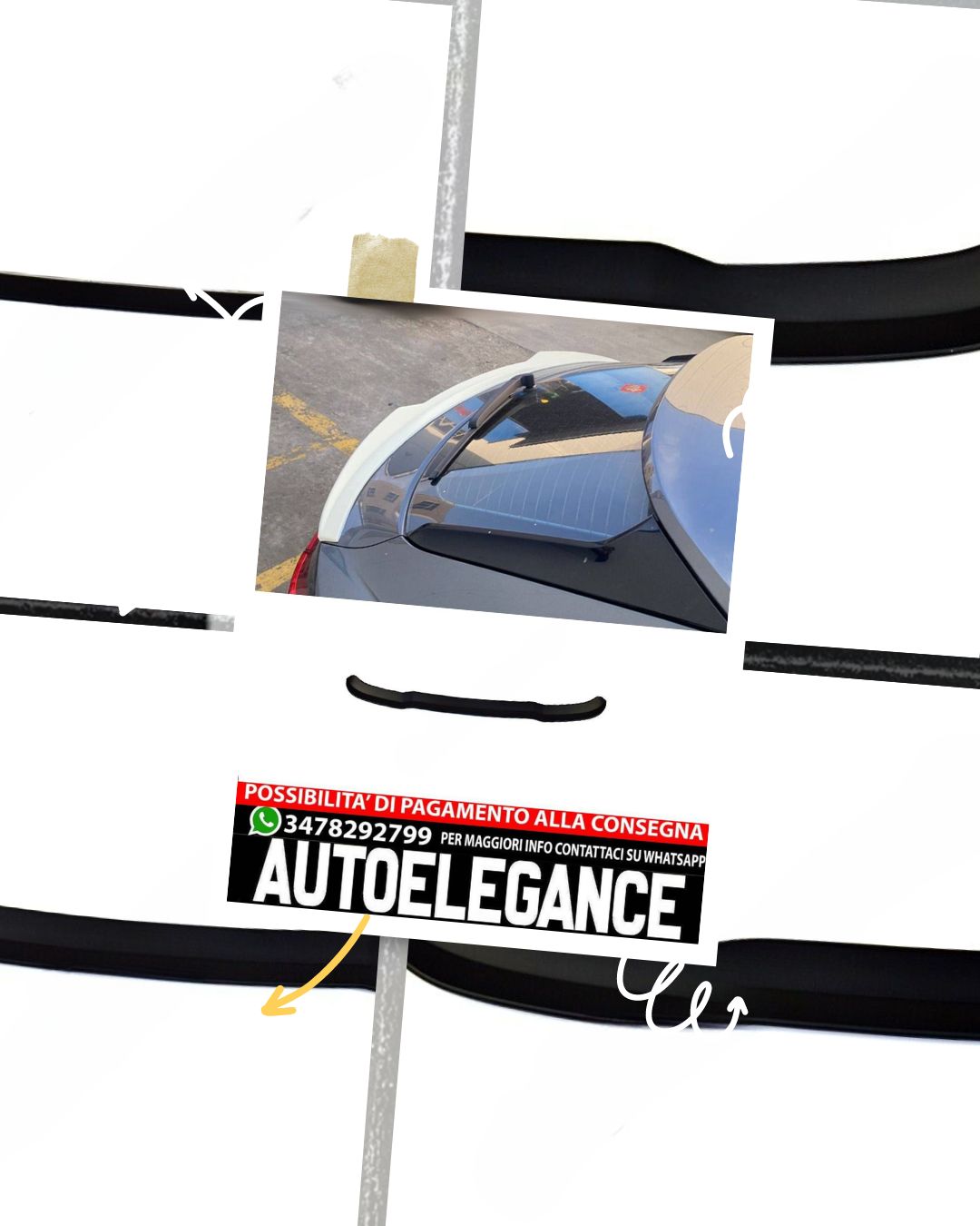 SPOILER suitable for AUDI Q3 II Sportback 2019+